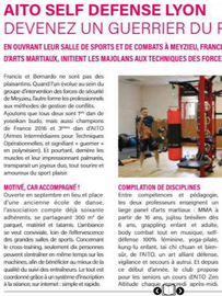 AITO Self Defense Lyon: Devenez un guerrier du Pacifique! Cours salle sports combats