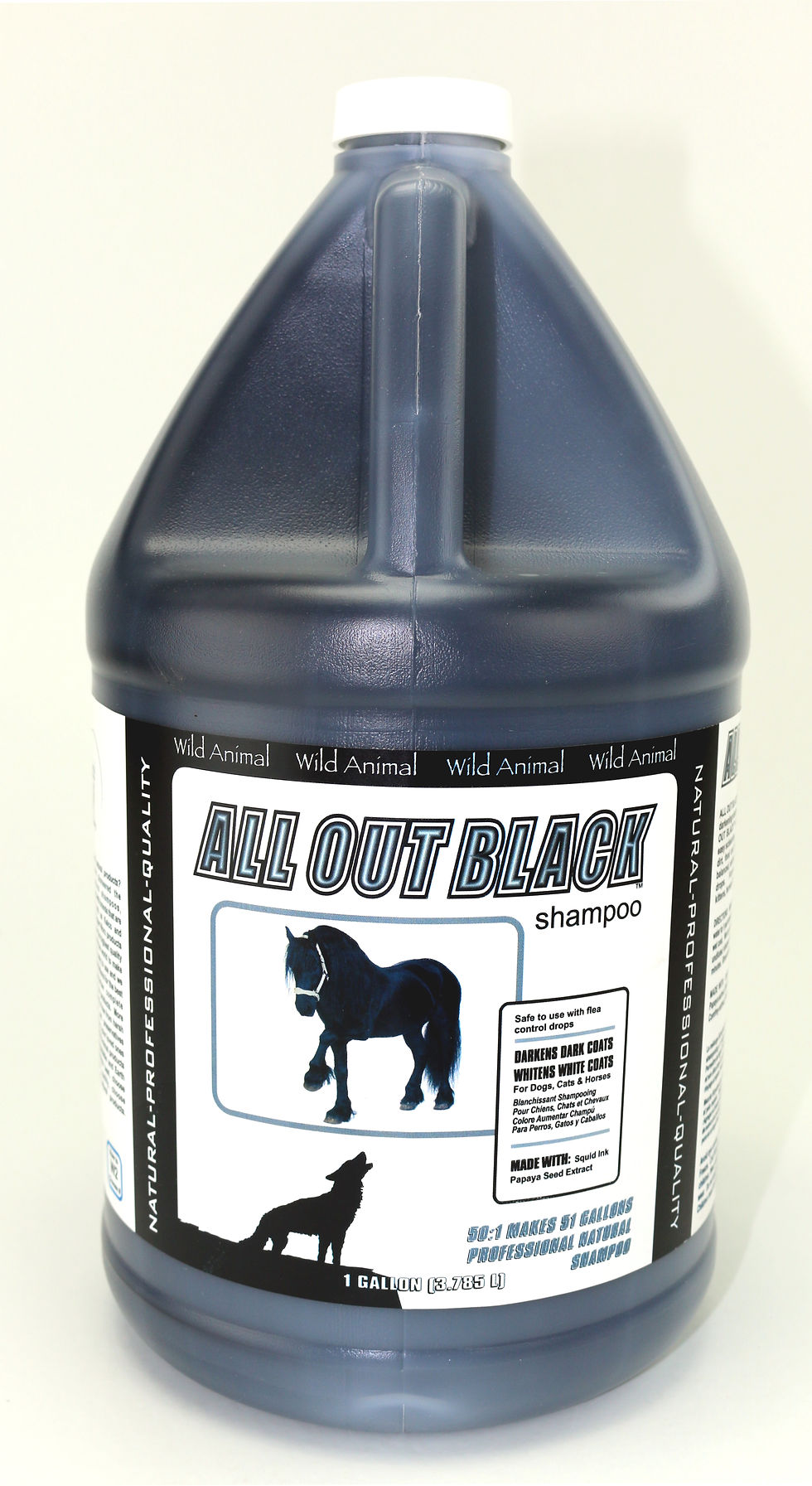 All Out Black Color Enhancing Shampoo by Wild Animal 50:1 - Gallon