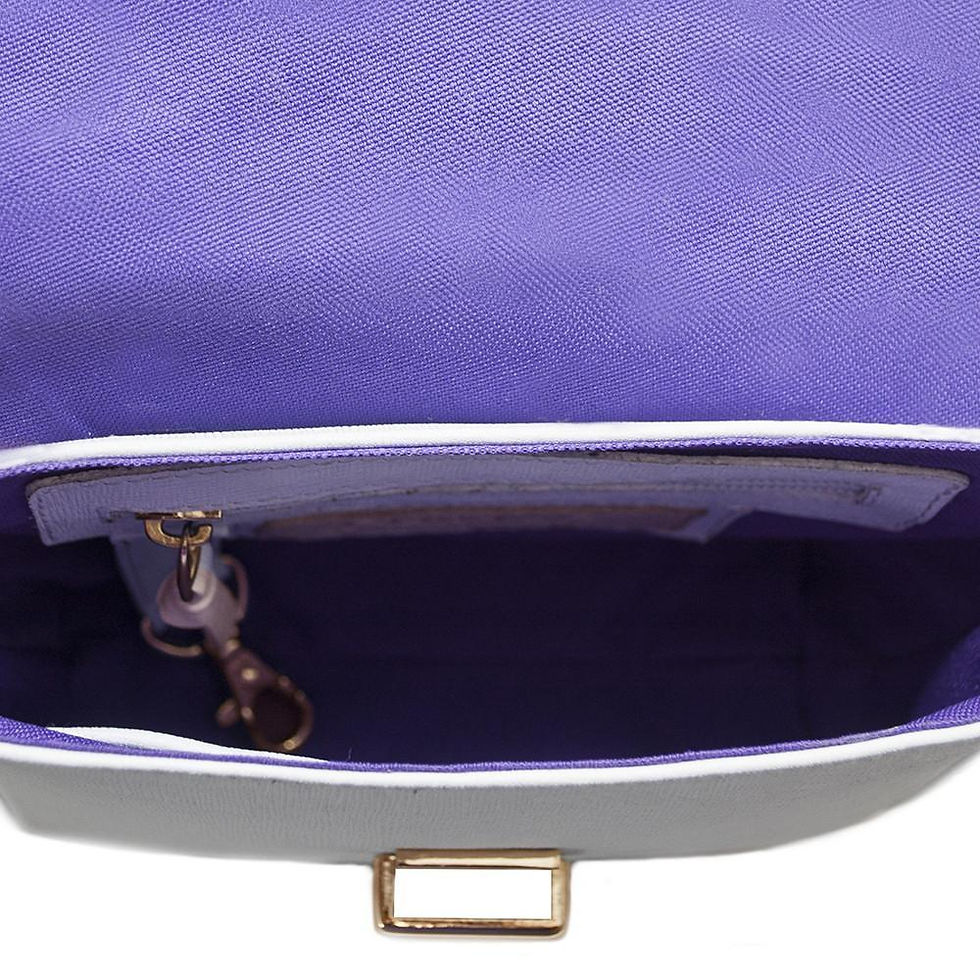 Thumbnail: Tiny Leather Handbag -White (Option 2)