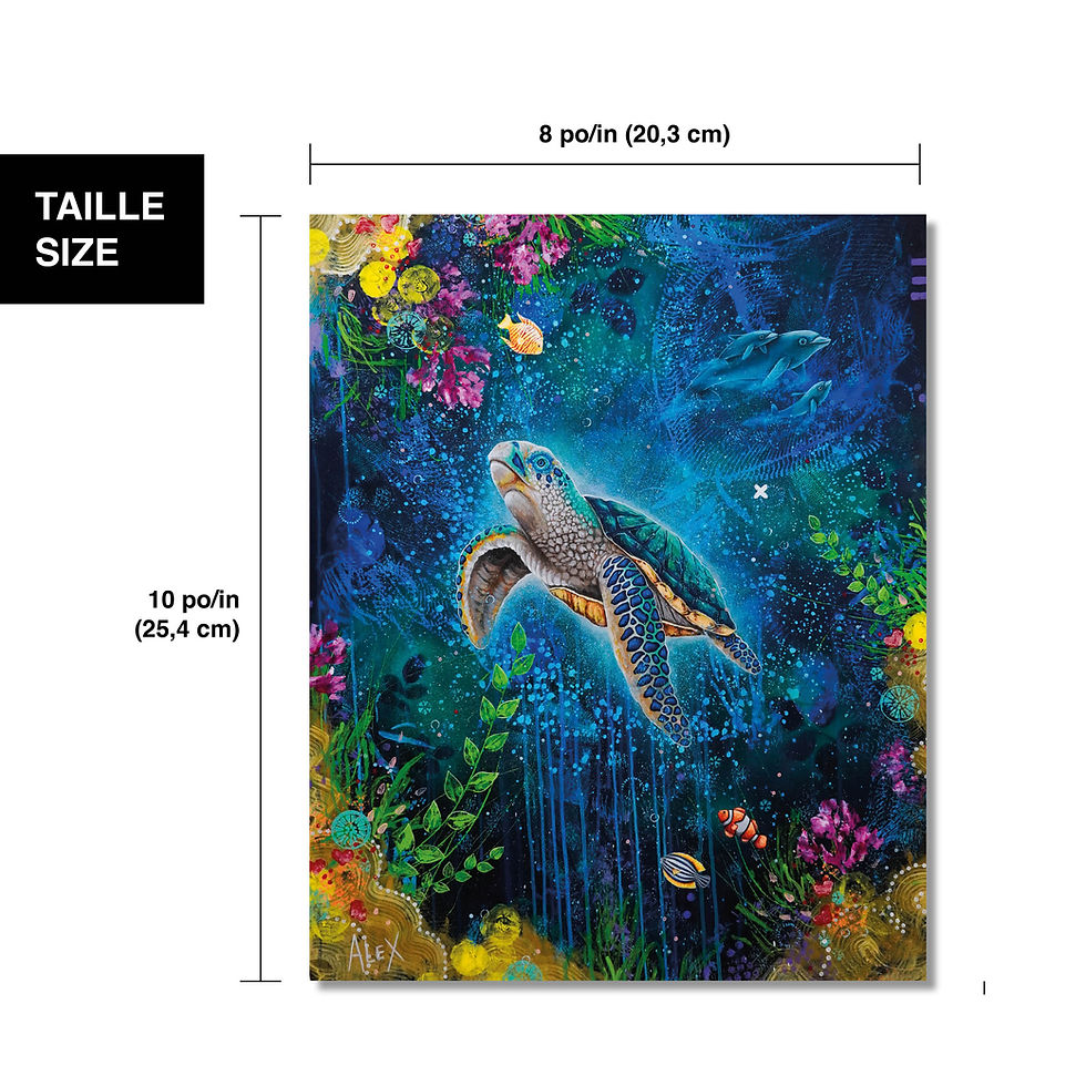 Thumbnail: Print Turtle 2 - 8 x 10 inches
