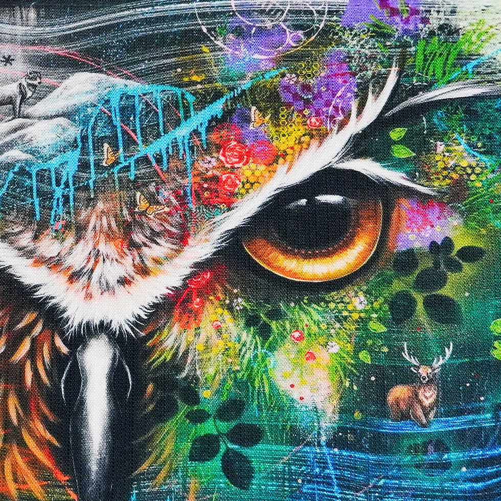 Miniature : Napperon - Hibou