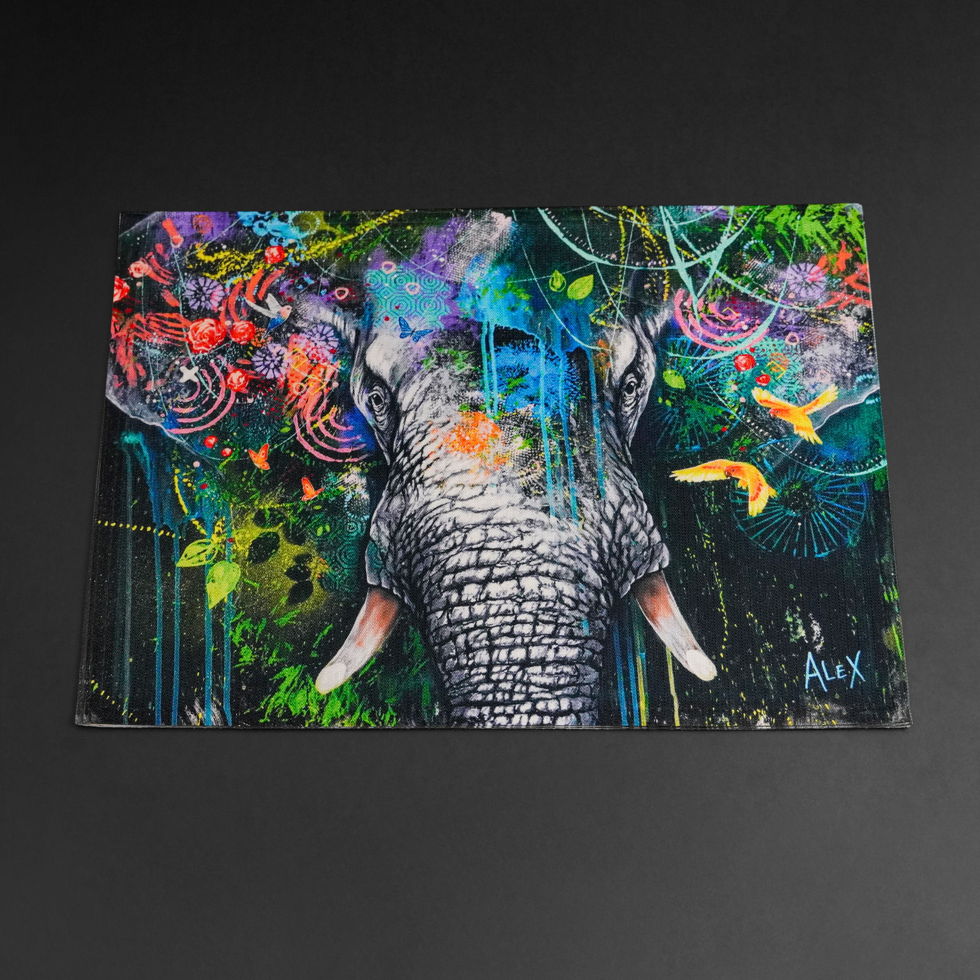 Napperon - Éléphant