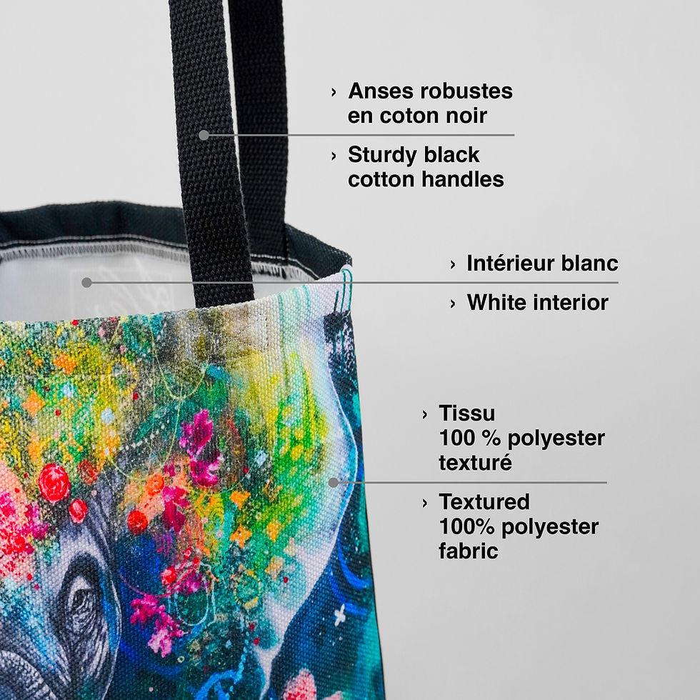 Thumbnail: Tote bag - Elephant & child