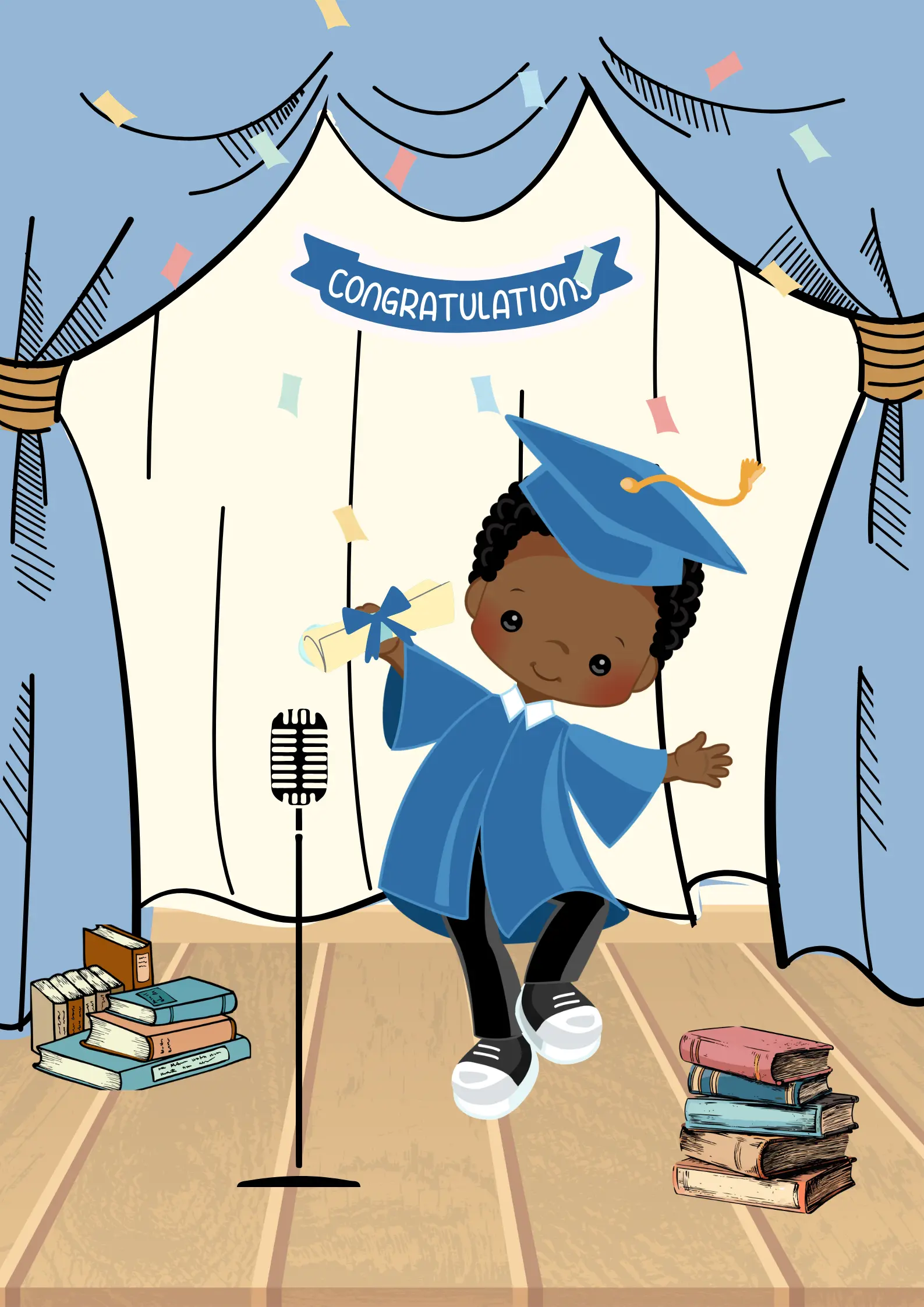 Mr Graduation - Editable Digital Birthday Card