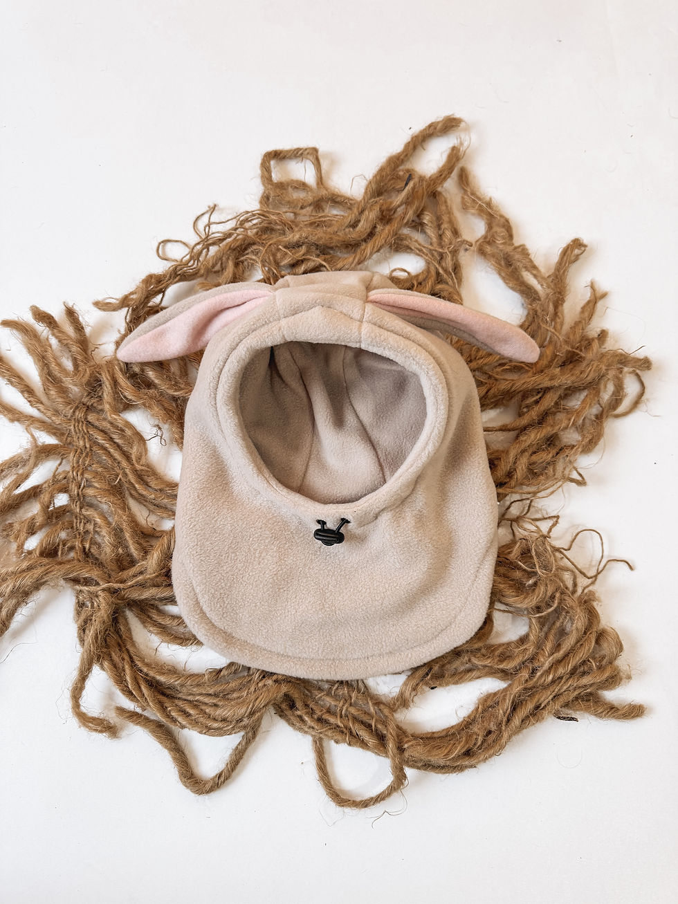 Oat Milk Bunny Snuggle Hood