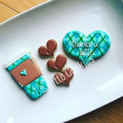 A bit of a manly twist on my latte cookies! ☕️_•_•_•_•_•_•_•_•_#cookiedecorating #cookies #huffpostt