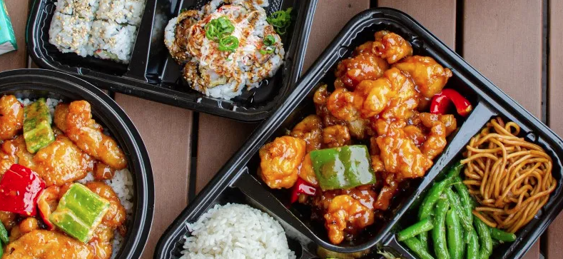 Arranged Food and Objects