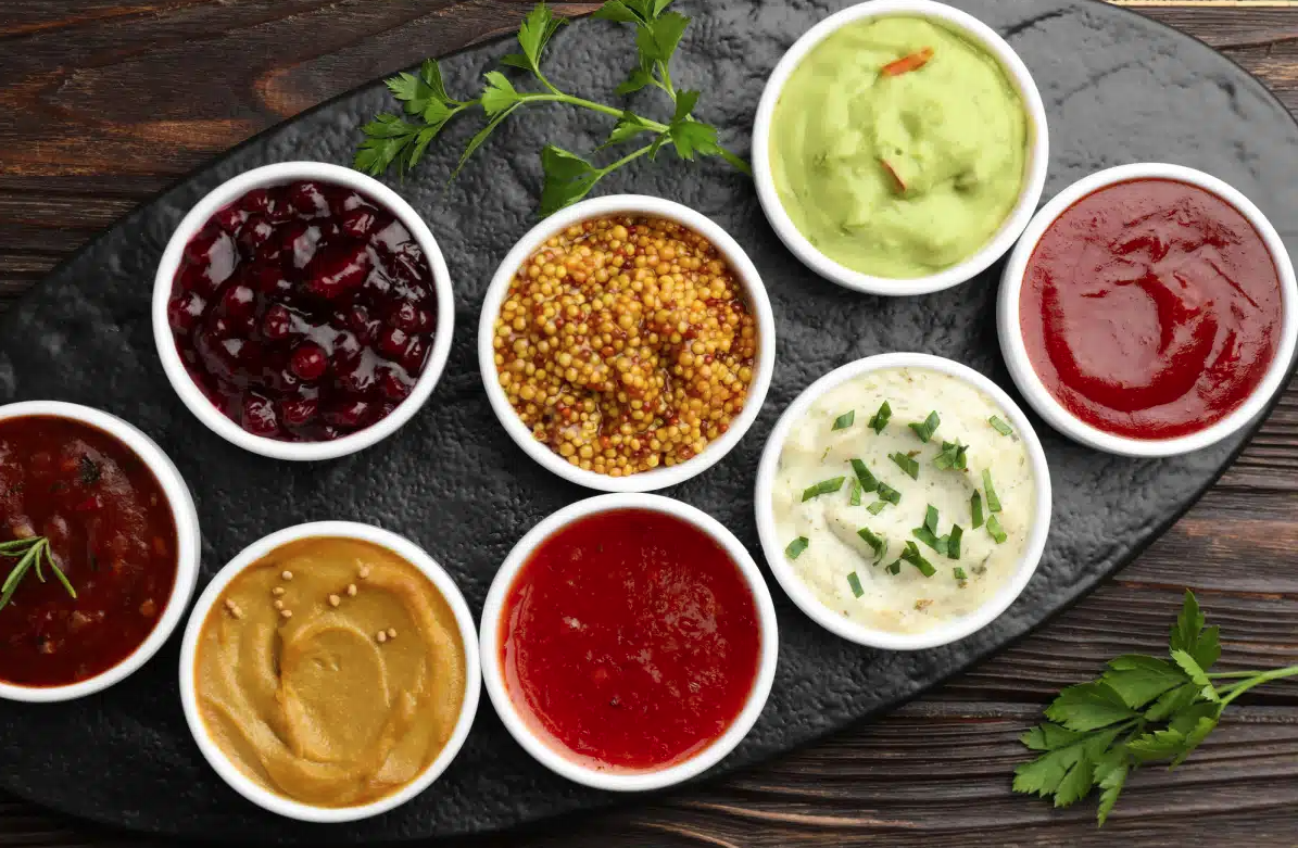 Arranged Food and Objects