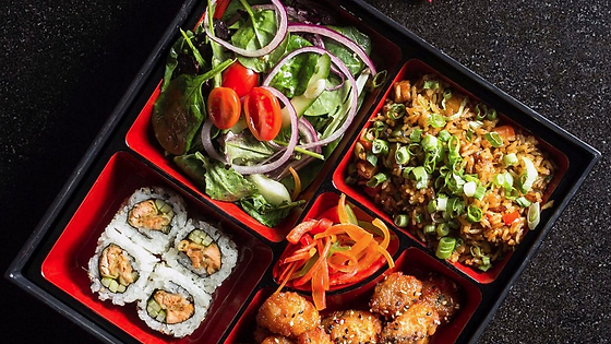 General Tso's Deluxe Bento