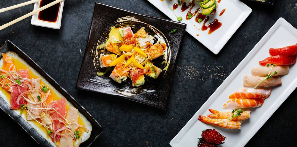 Arranged Food and Objects