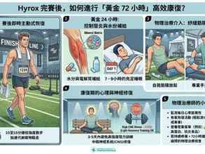 🏃♂️【物理治療師角度】Hyrox 完賽後,如何進行「黃金 72 小時」高效康復?