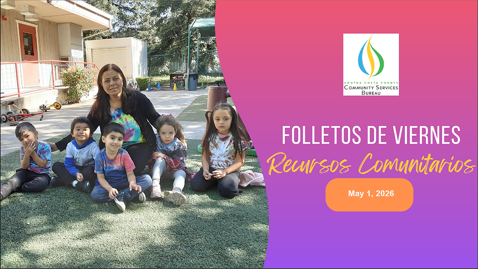 Recursos para familias Mayo 1, 2026