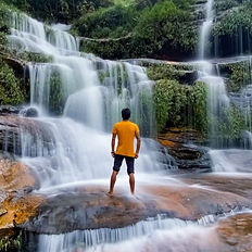 Synrangkhit and Riat Sohlwai Waterfalls