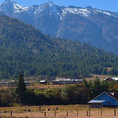 Valley view of Mechuka mountains Arunachal