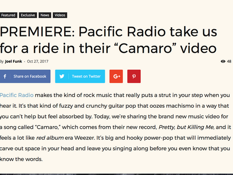Substream Magazine Debuts "Camaro" Video