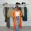Thumbnail: PUMPKIN SPICE SATIN TRENCH - ORANGE 