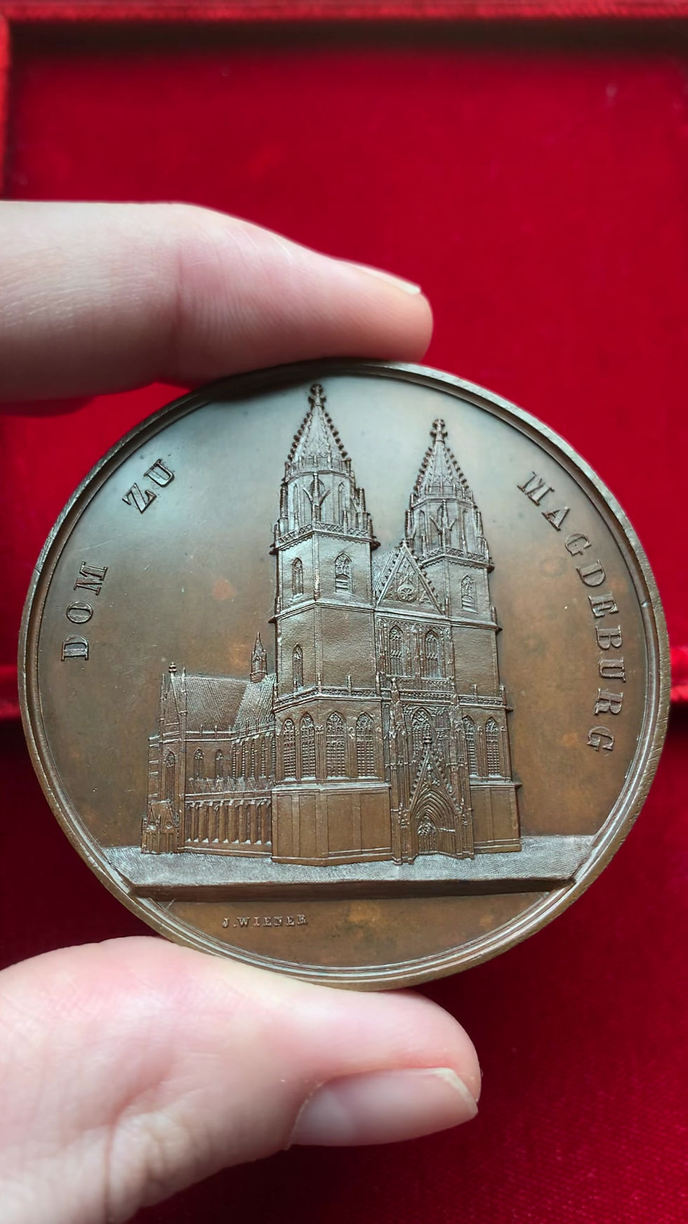 Thumbnail: 102041  |  GERMANY. Cathedral of Magdeburg bronze Medal.