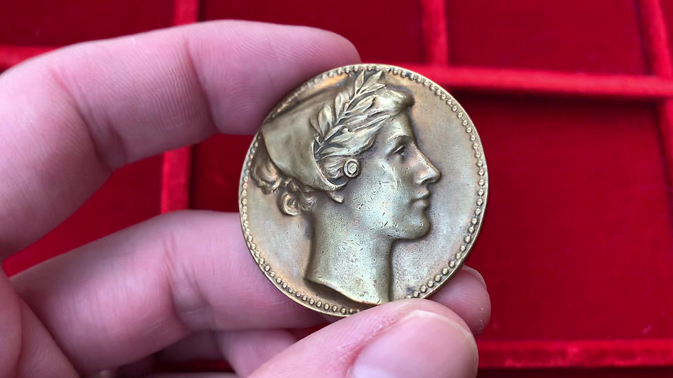 Thumbnail: 102343  |  UNITED STATES. Catskill Aqueduct Completion bronze "So-Called Dollar"