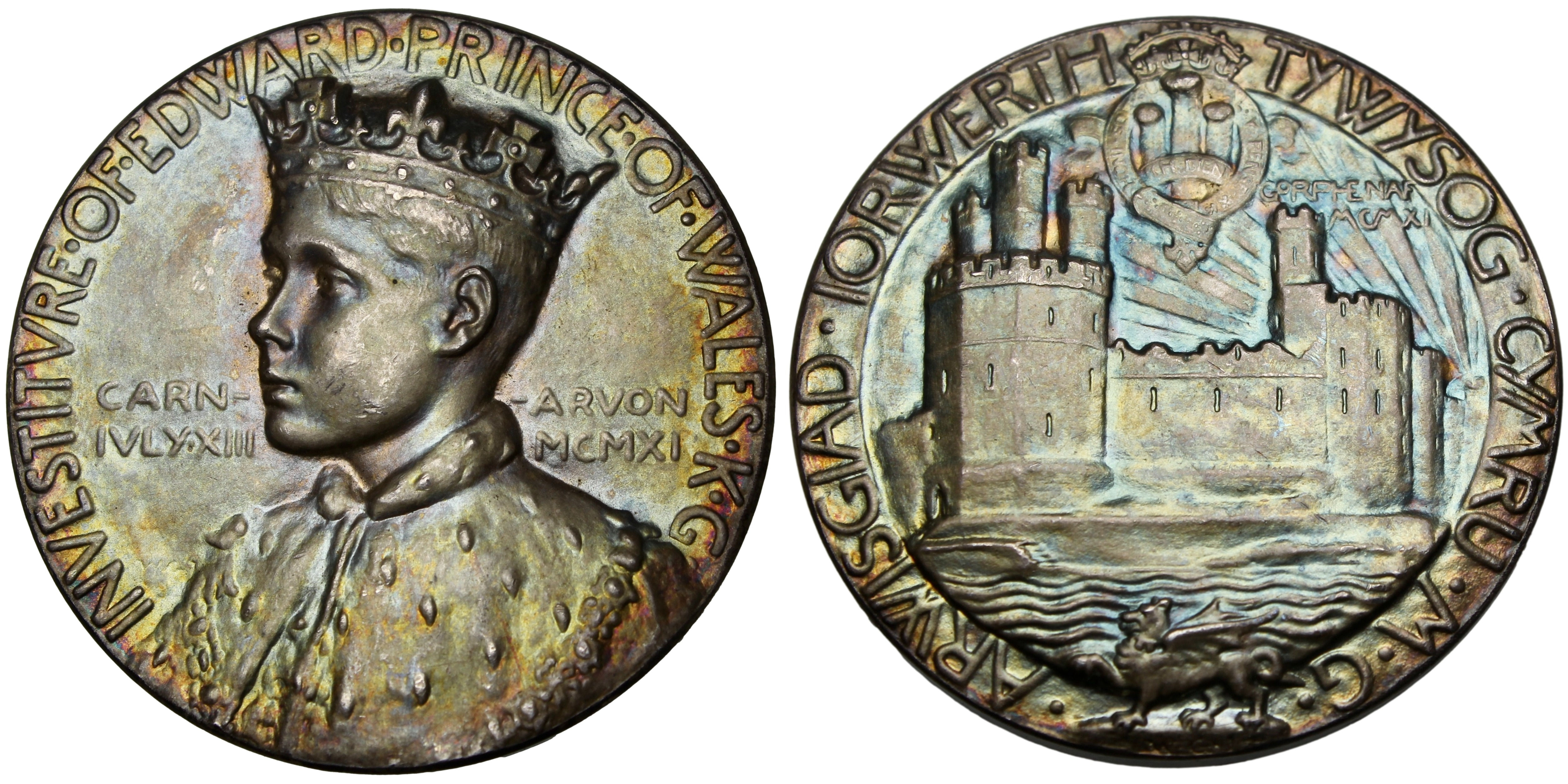 102442  |  GREAT BRITAIN. Prince Edward silver Medal.