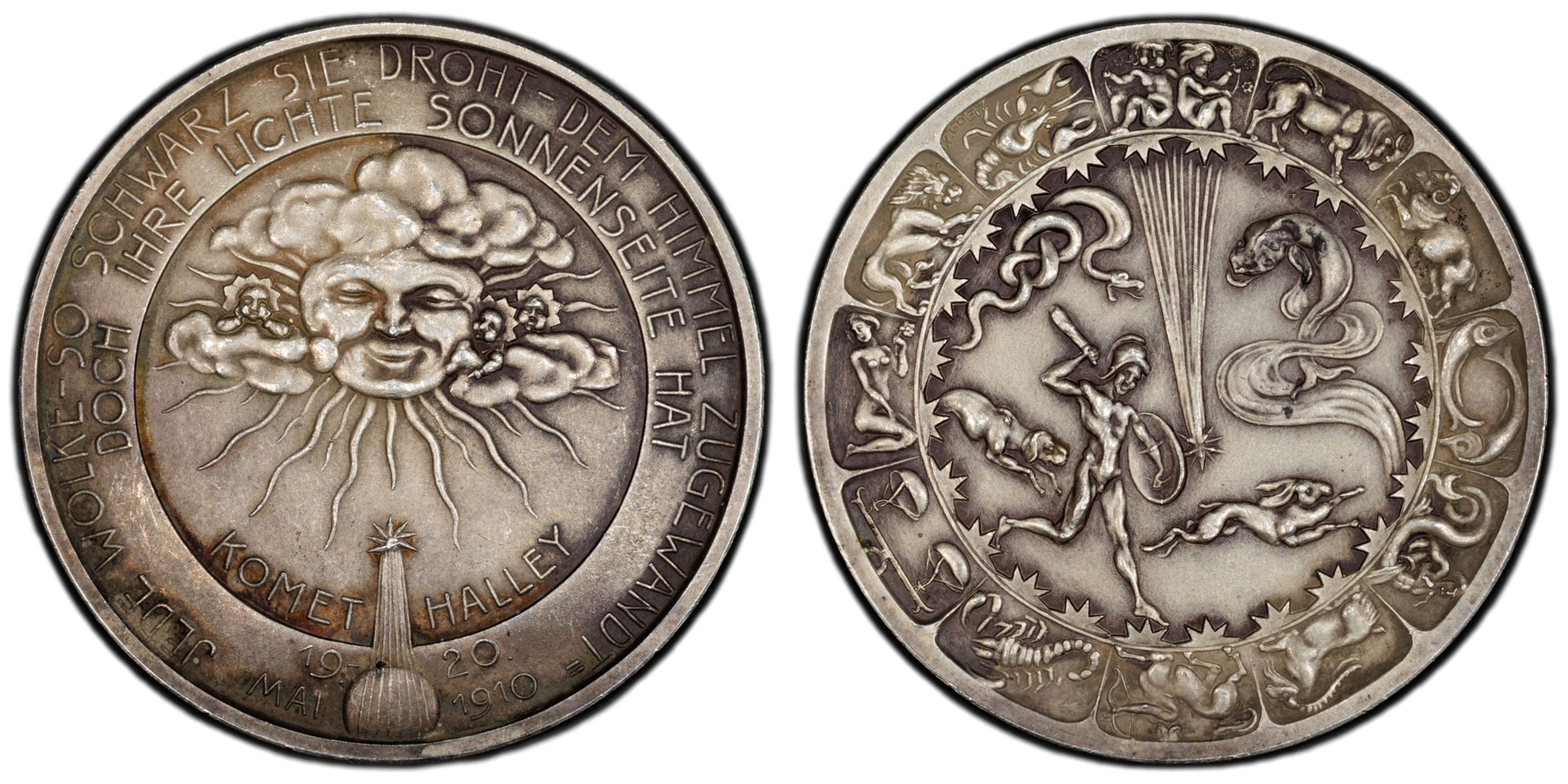 103475 | GERMANY. Halley's Comet silver Medal.