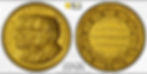 Thumbnail: 102405  |  UNITED STATES. Lincoln/Grant/McKinley gilt copper Medal.