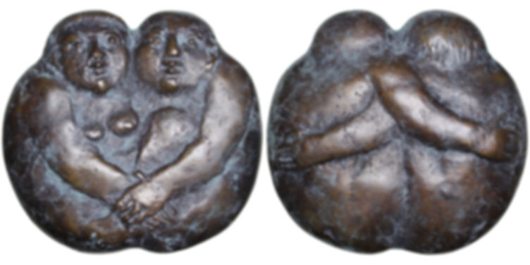 103013  |  GREAT BRITAIN & NETHERLANDS. "Together" cast bronze Medal.