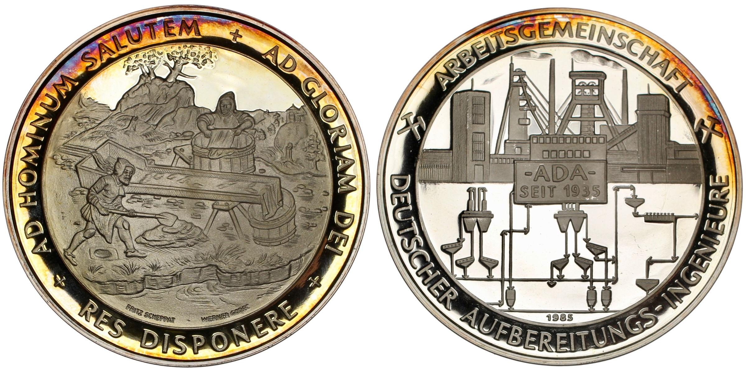 101380 | GERMANY. Mining silver Medal.