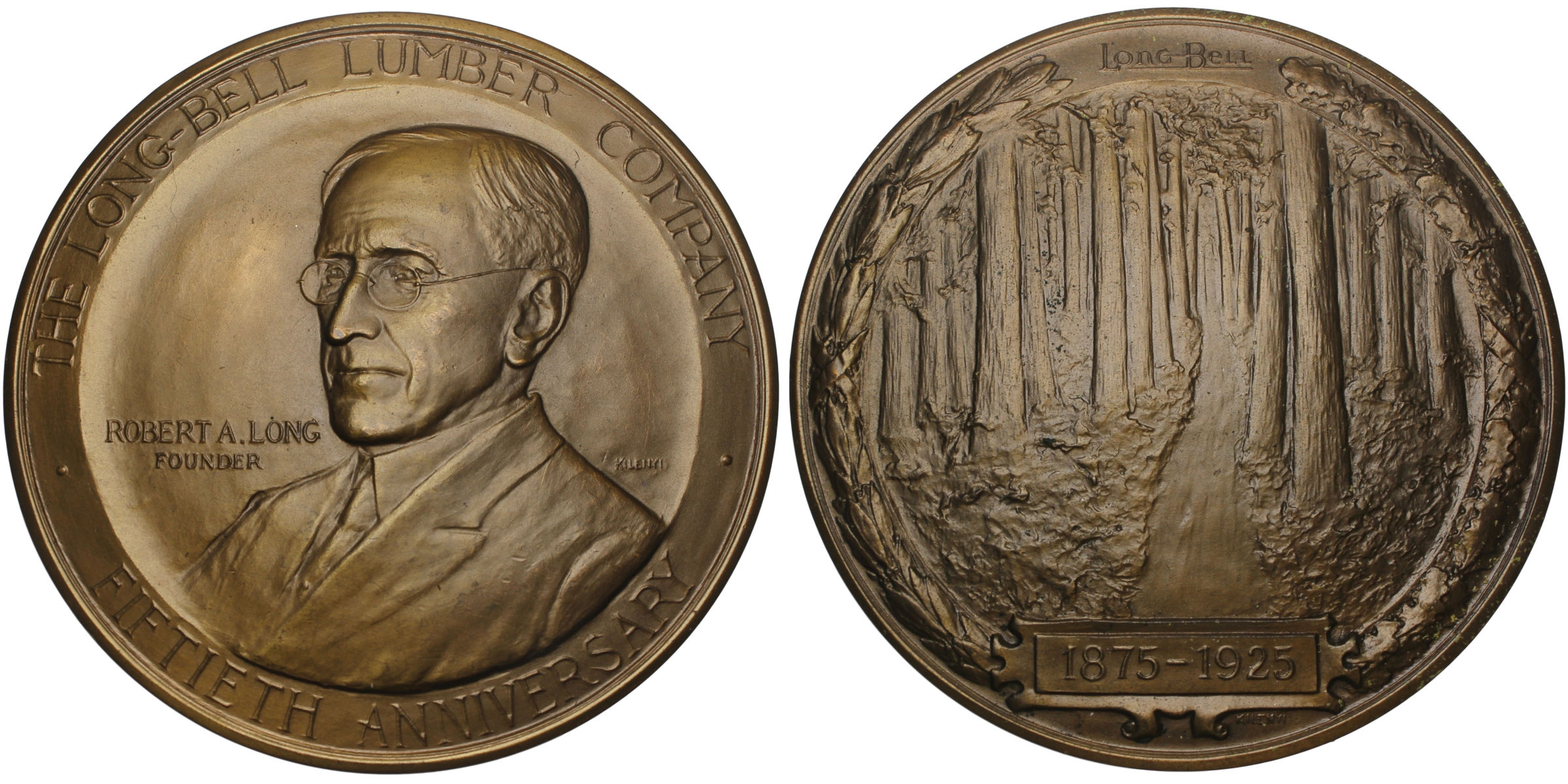 101223 | UNITED STATES. Long-Bell Lumber Company bronze Medal.