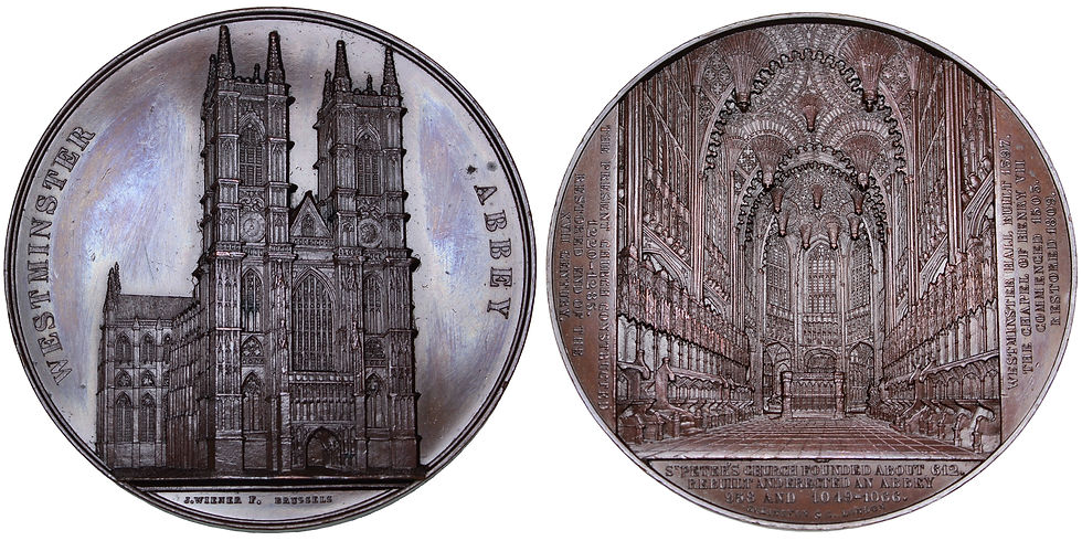 102014  |  GREAT BRITAIN. Westminster Abbey bronze Medal.