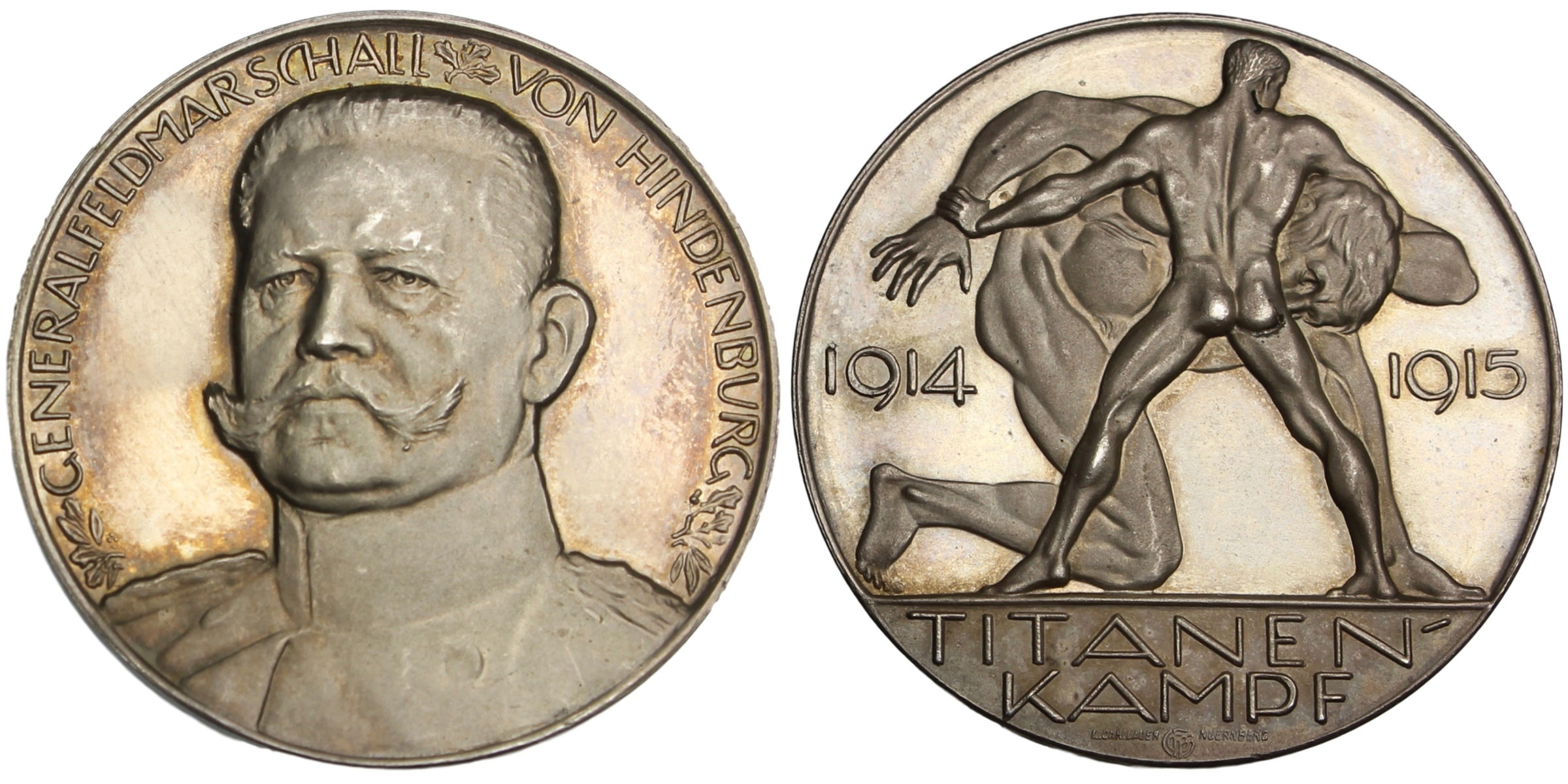 100932 | GERMANY. Generalfeldmarschall Paul von Hindenburg silver Medal.