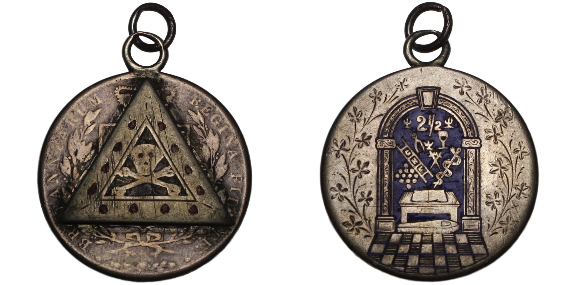 101135 | GREAT BRITAIN & NORTHERN IRELAND. Orange Order engraved Half Crown.