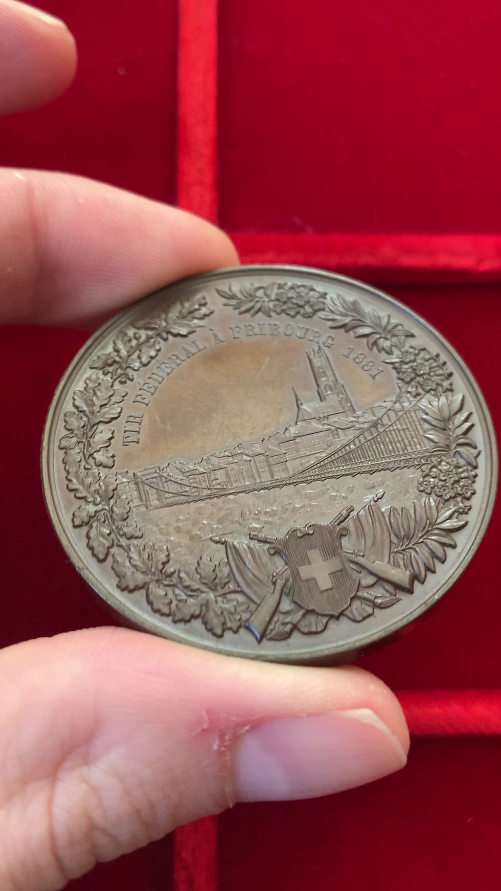 Thumbnail: 102098  |  SWITZERLAND. Bronze Schützenmedaille (Shooting Medal).