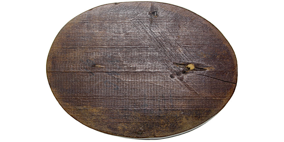 Thumbnail: 103087  |  GERMANY. Augsburg. Engraved brass and wood Perpetual Calendar.