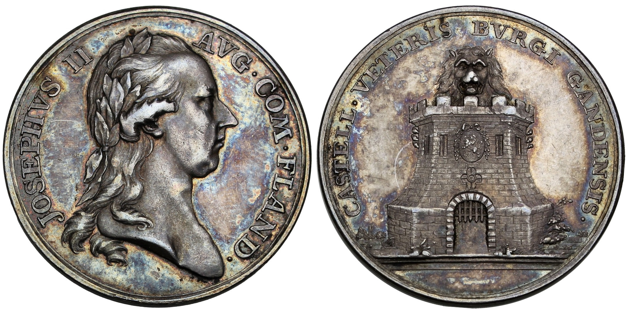 102702  |  AUSTRIAN NETHERLANDS. Joseph II silver Jeton.