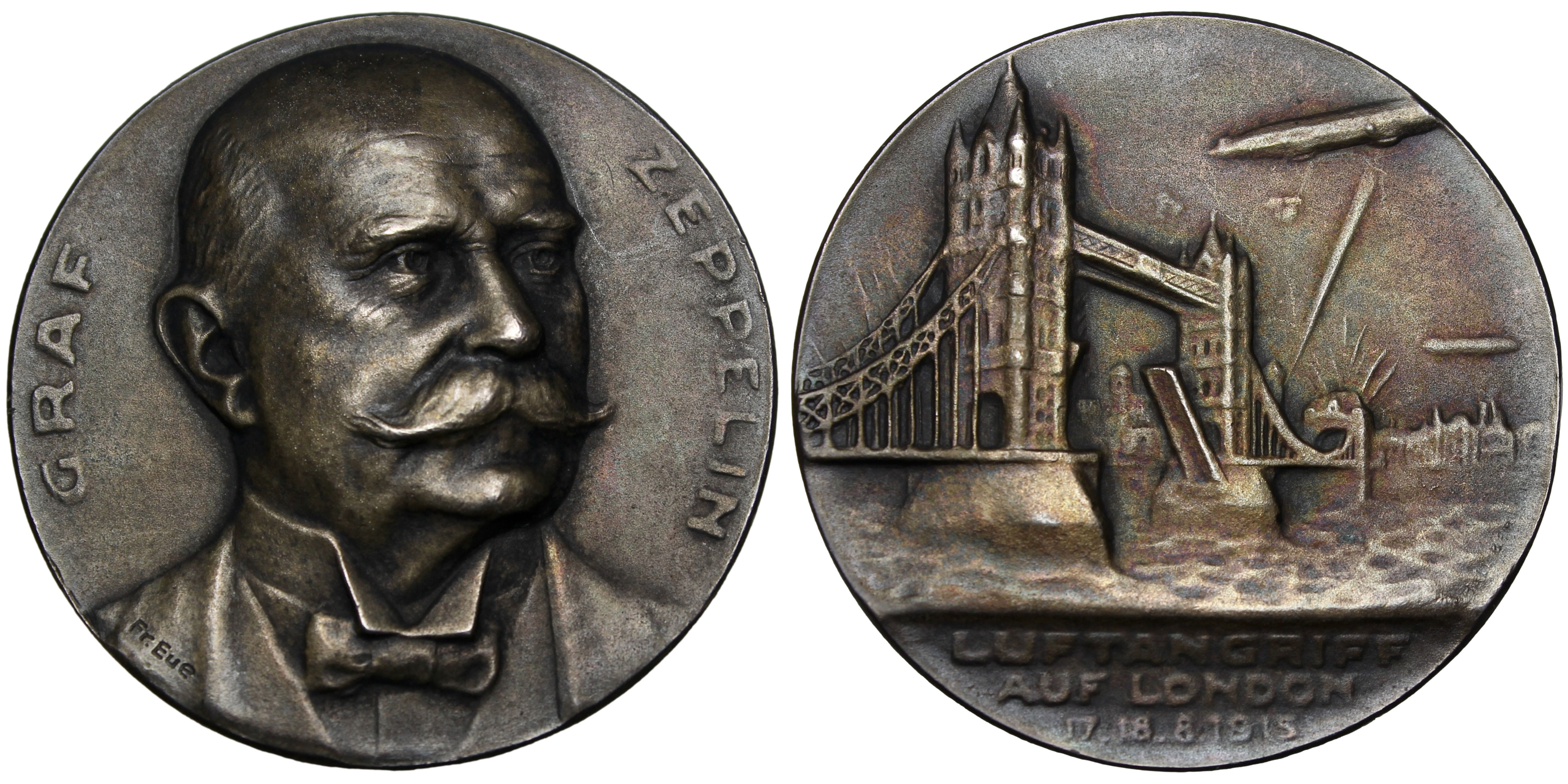 102323  |  GERMANY & GREAT BRITAIN. Graf von Zeppelin silver Medal.