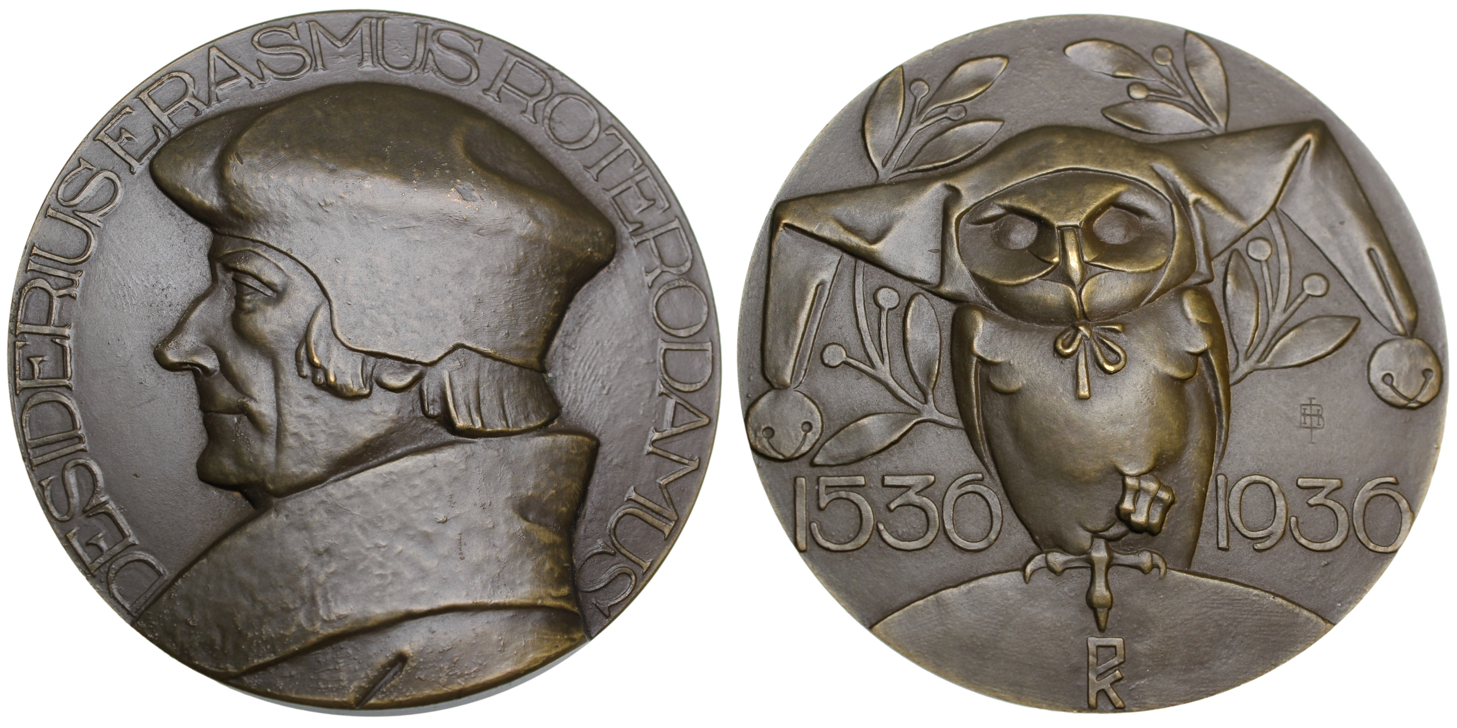 103425 | NETHERLANDS. Desiderius Erasmus (of Rotterdam) bronze Medal.