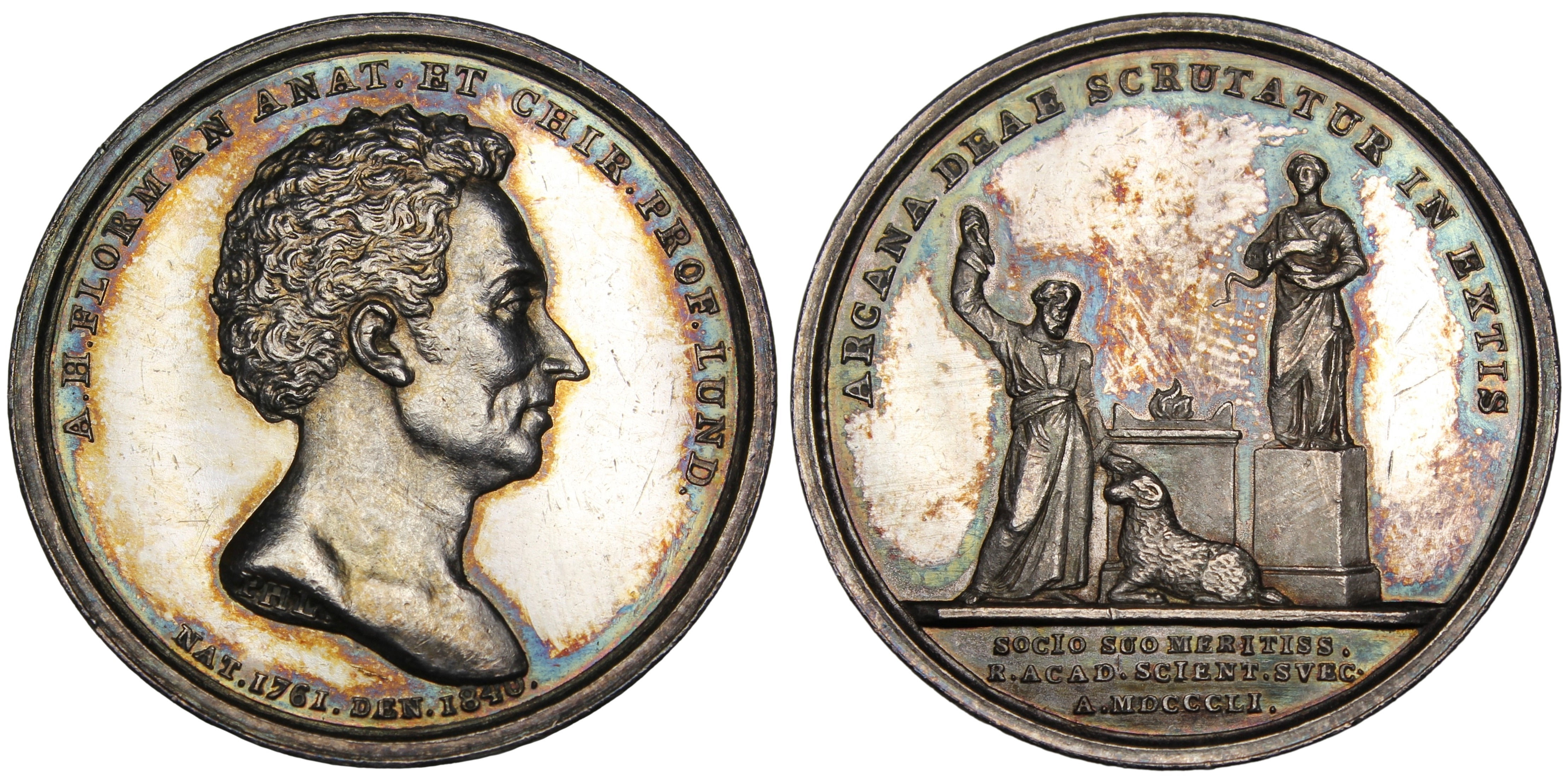 102267 | SWEDEN. Arvid Henrik Florman silver Medal.