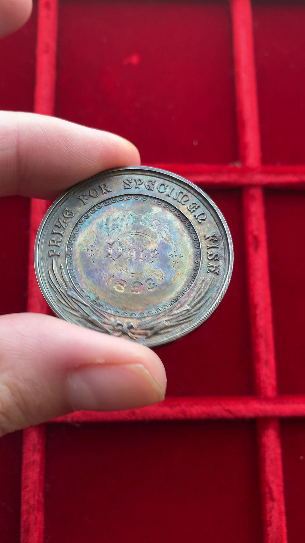 Thumbnail: 102149  |  GREAT BRITAIN. Gresham Angling Society silver Award Medal.
