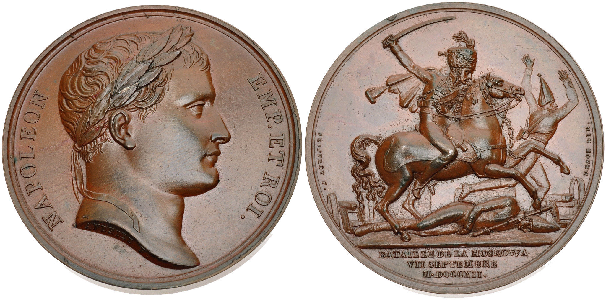 100046 | FRANCE/RUSSIA. Napoleon I bronze Medal.