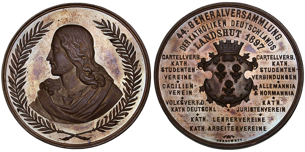 103247 | GERMANY. Landshut. Catholicism bronze Medal.