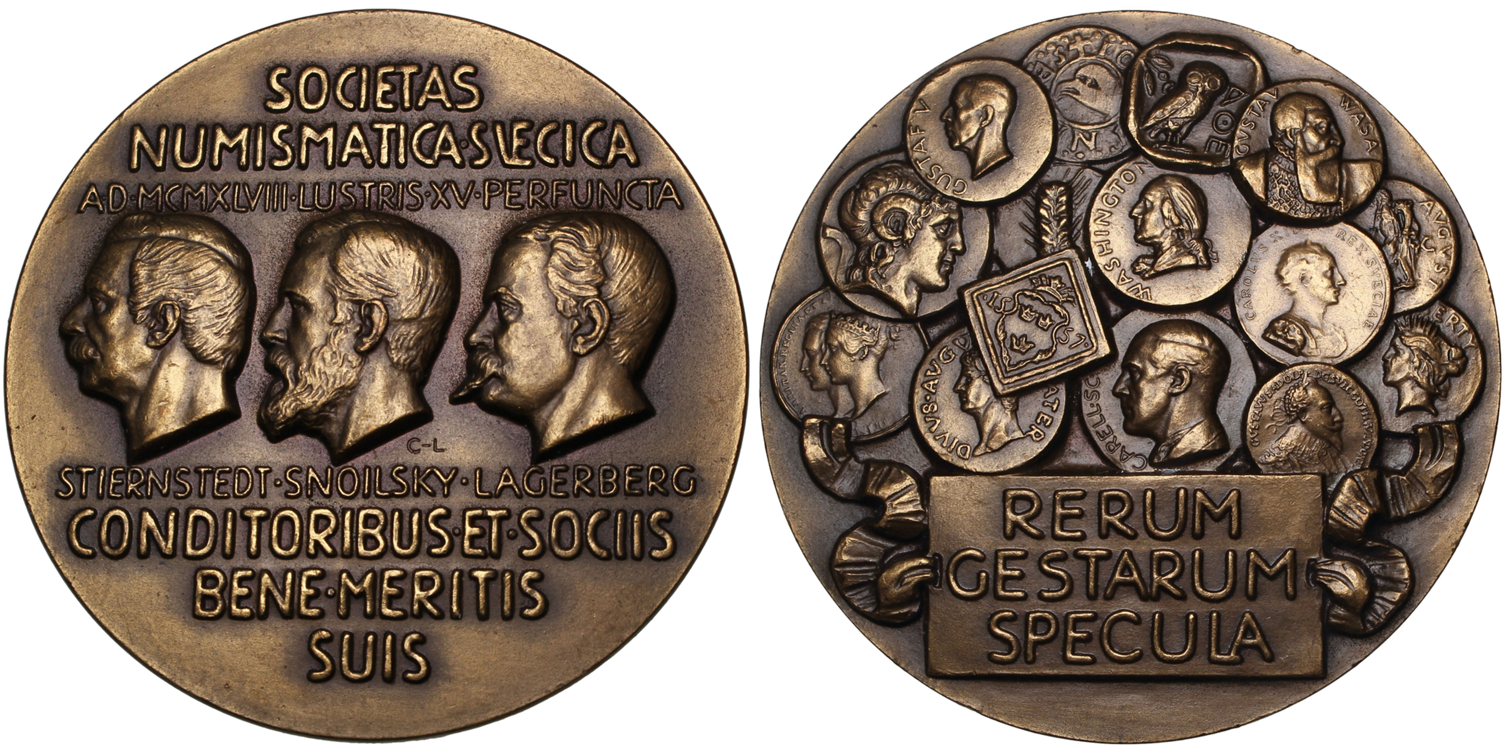 101974 | SWEDEN. Swedish Numismatic Society bronze Medal.