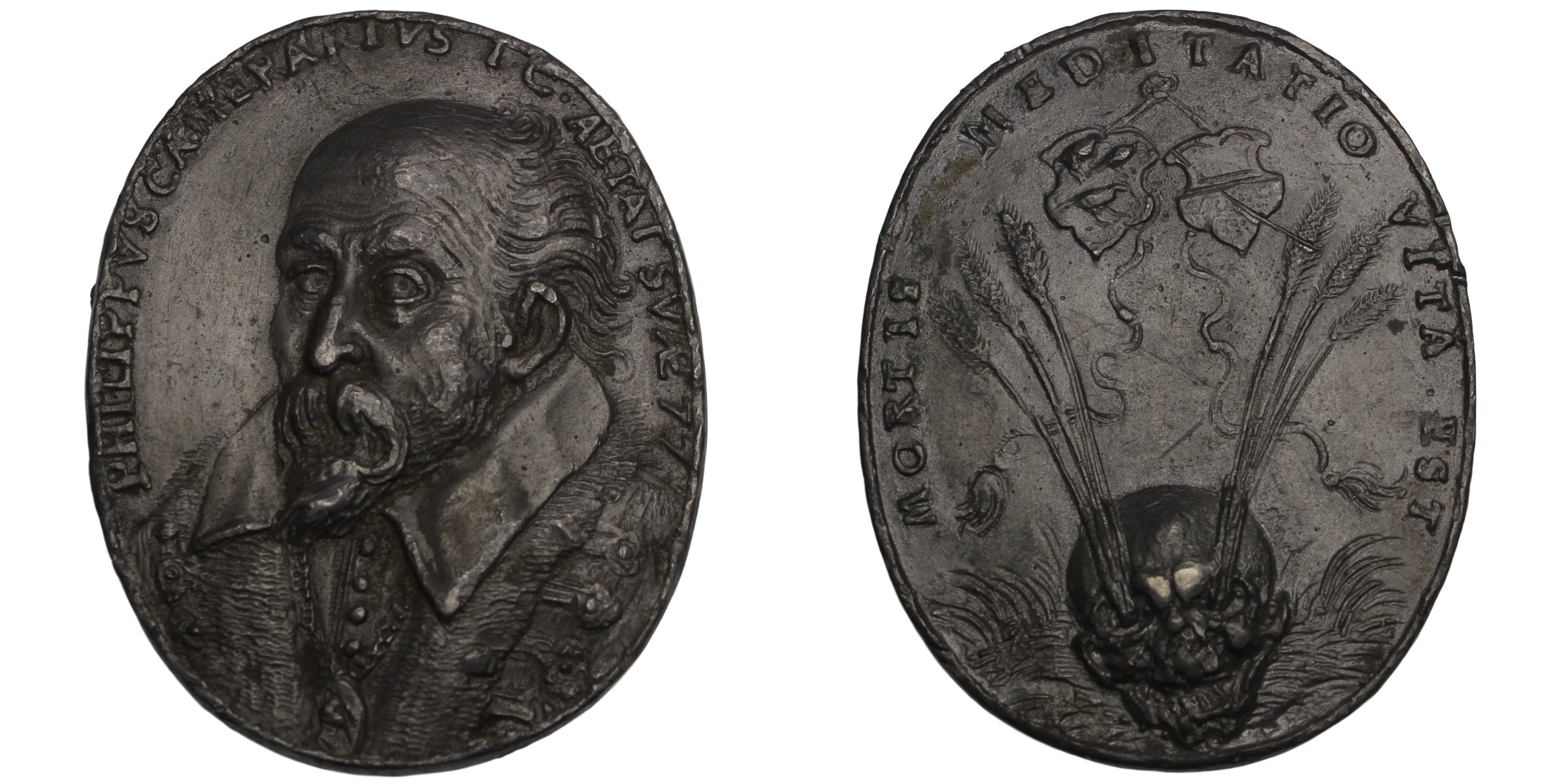 100673 | GERMANY. Philipp Camerarius oval cast lead Medal.