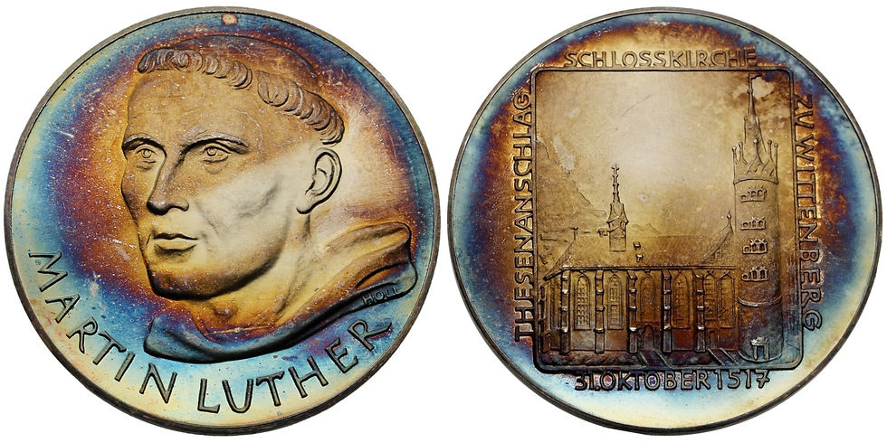 102800 | GERMANY. Martin Luther silver Medal.