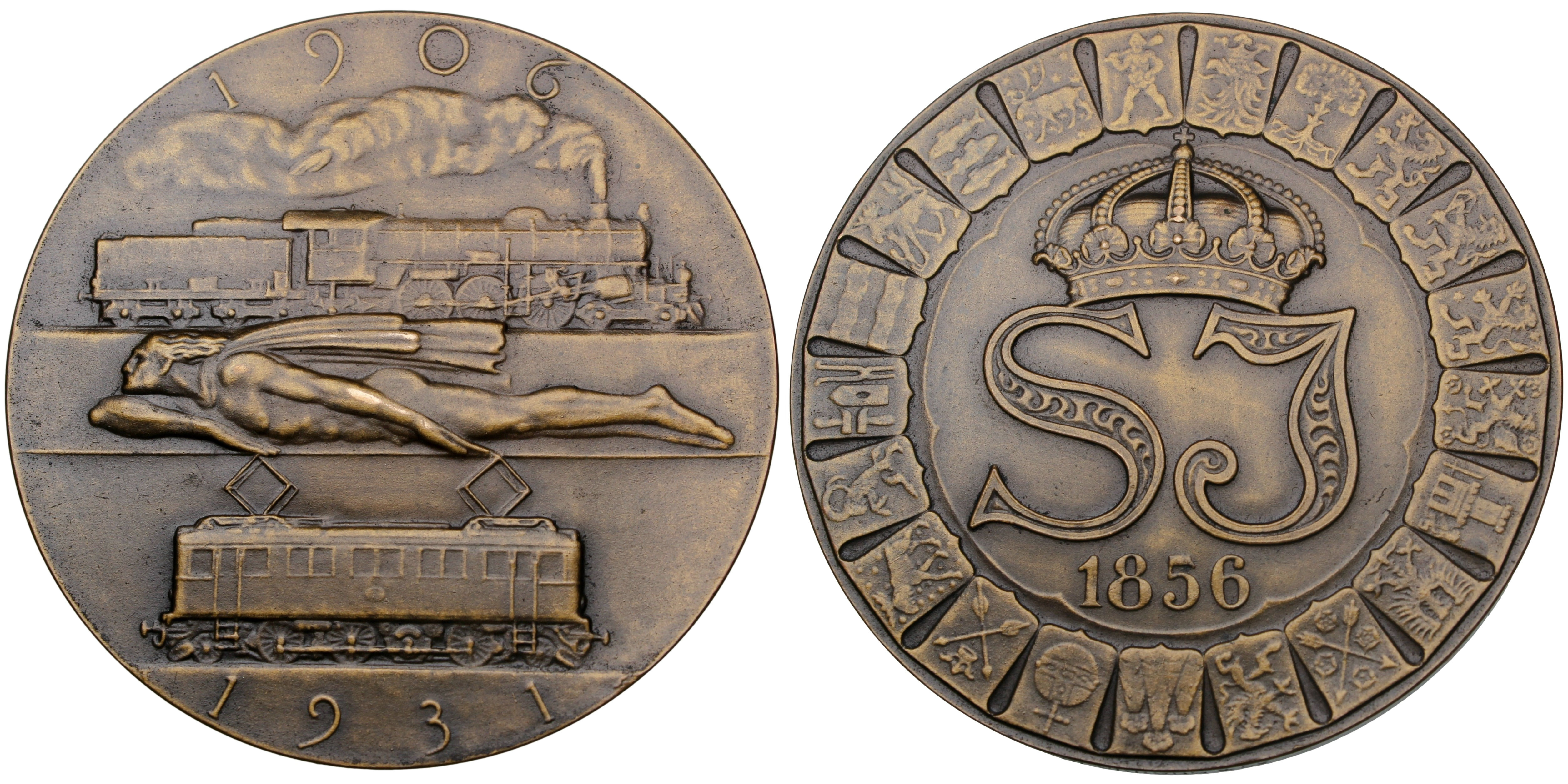 101676  |  SWEDEN. State Railways bronze Medal.