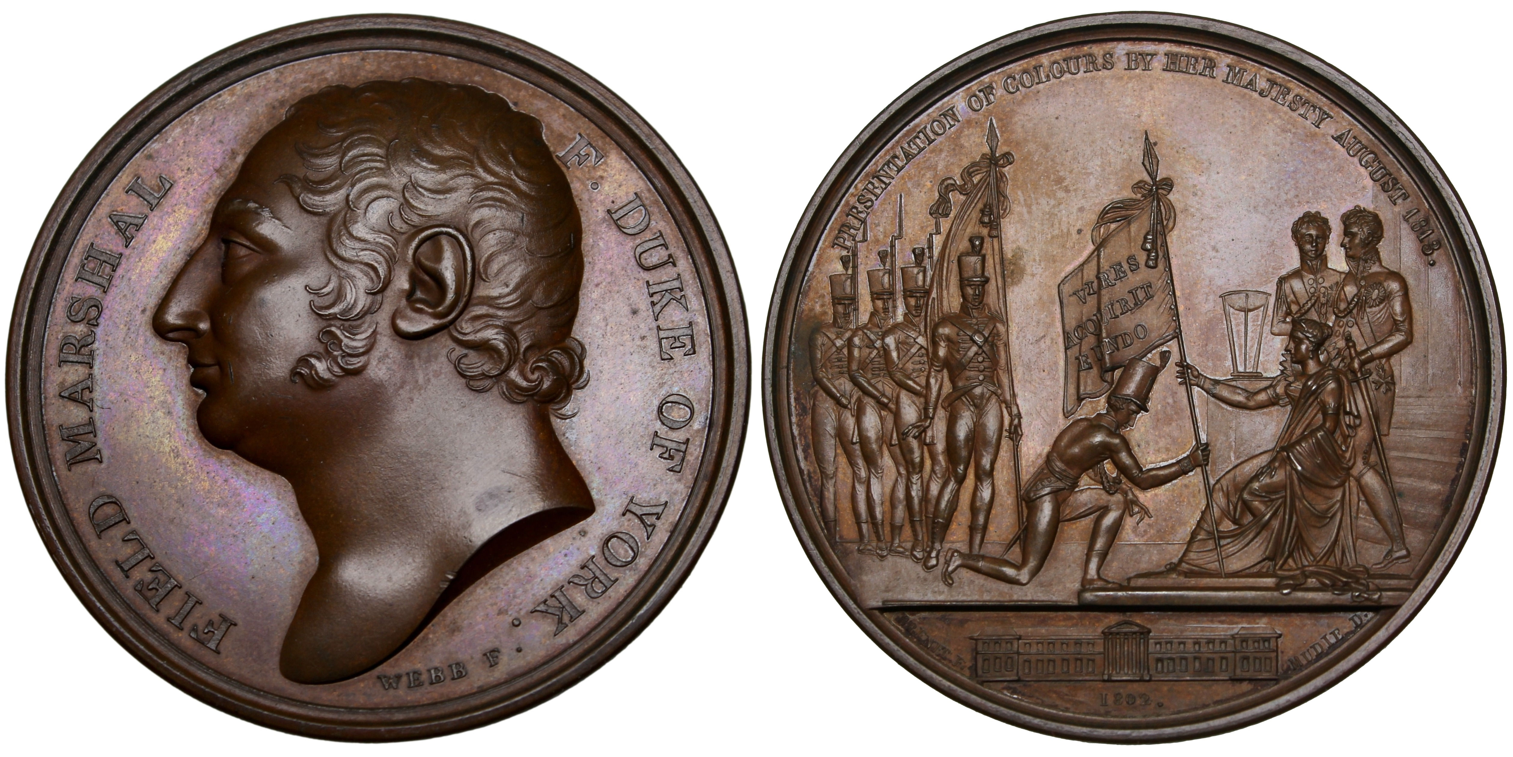 103445  |  GREAT BRITAIN. Prince Frederick, Duke of York bronze Medal.