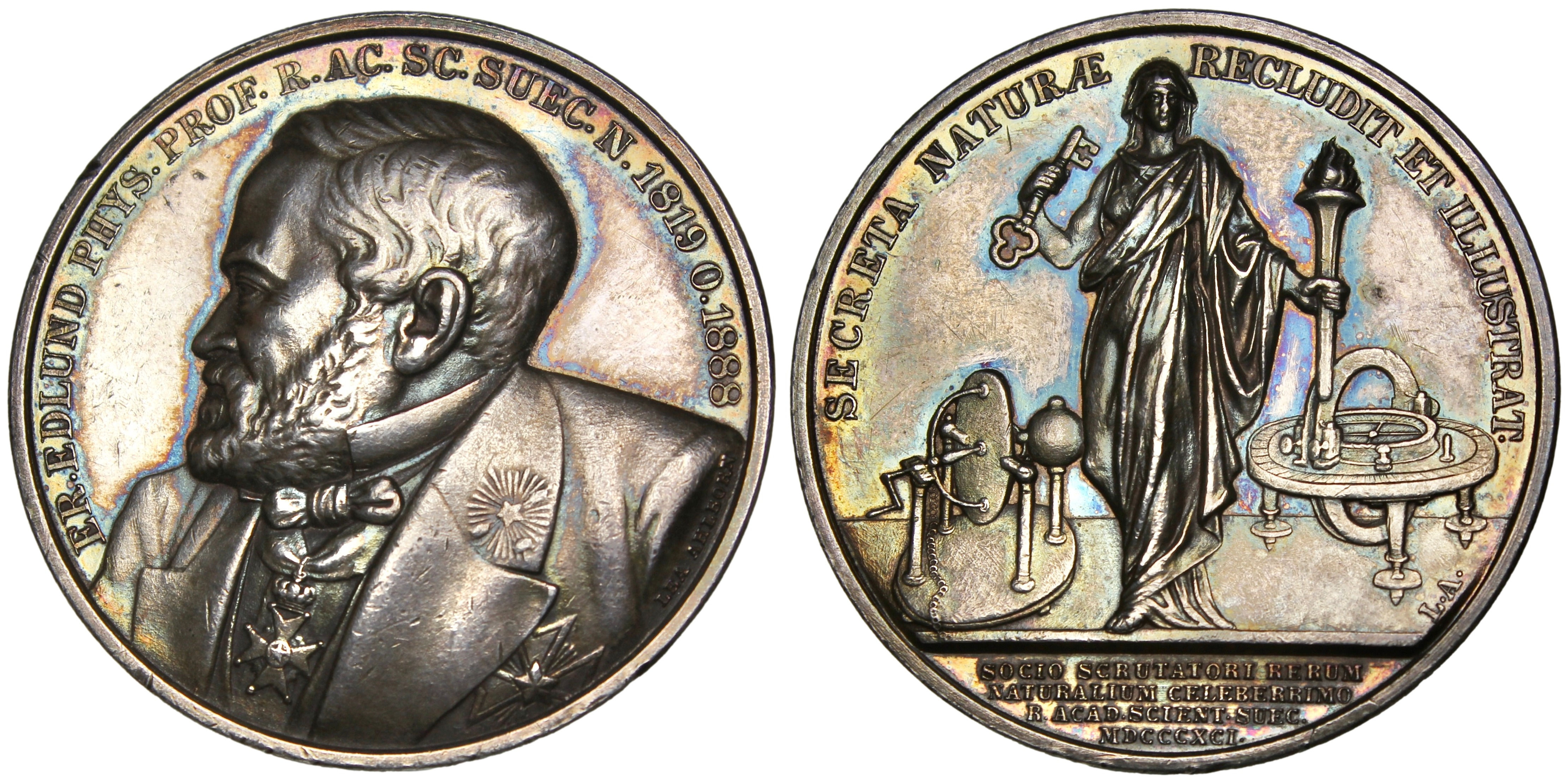 102272 | SWEDEN. Erik Edlund silver Medal.