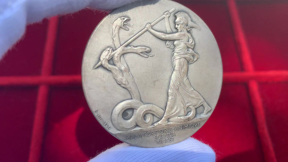 Thumbnail: 102454  |  SWEDEN. Alfred Nobel silver Medal.