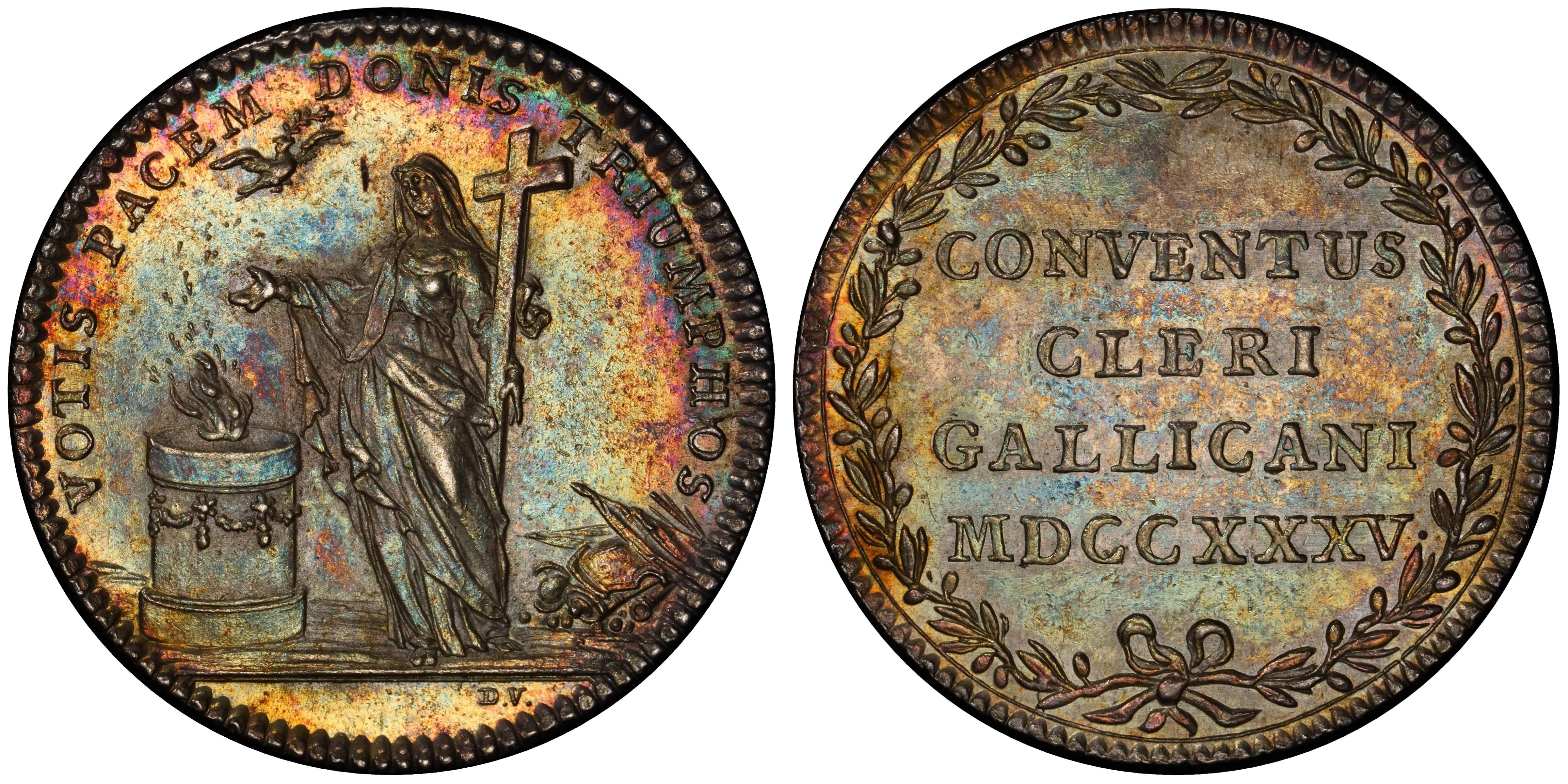 102574  |  FRANCE. Paris. Assembly of the Clergy silver Jeton.