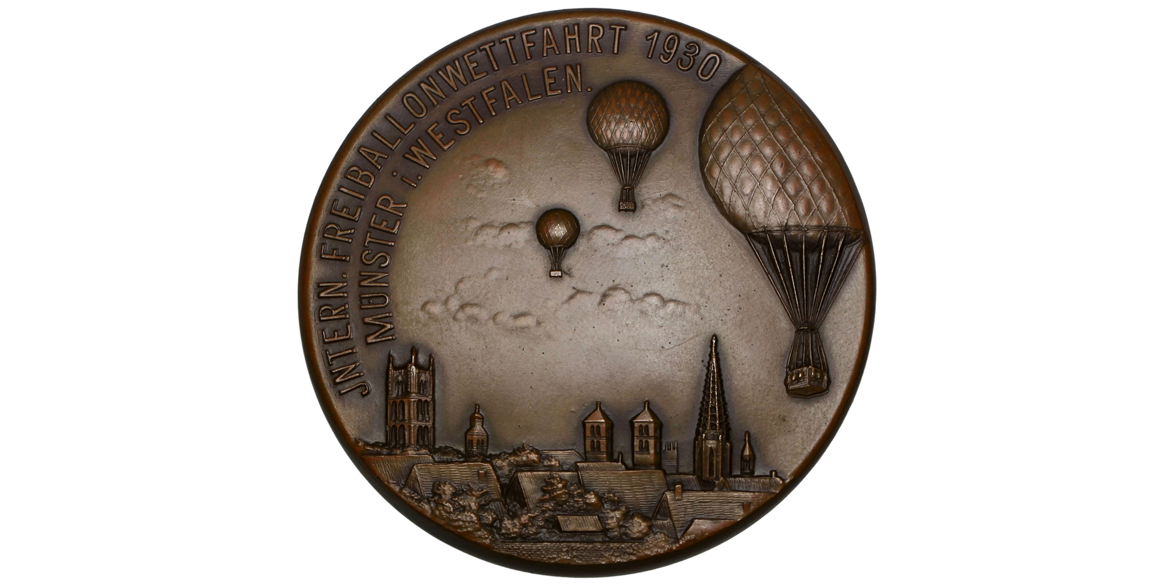 102622 | GERMANY. International Balloon Race uniface bronze Medal.