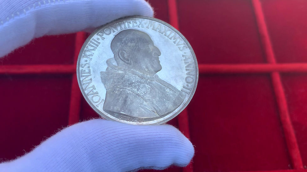 Thumbnail: 102397  |  ITALY. Vatican City. Pope Saint Ioannes XXIII silver Medal.